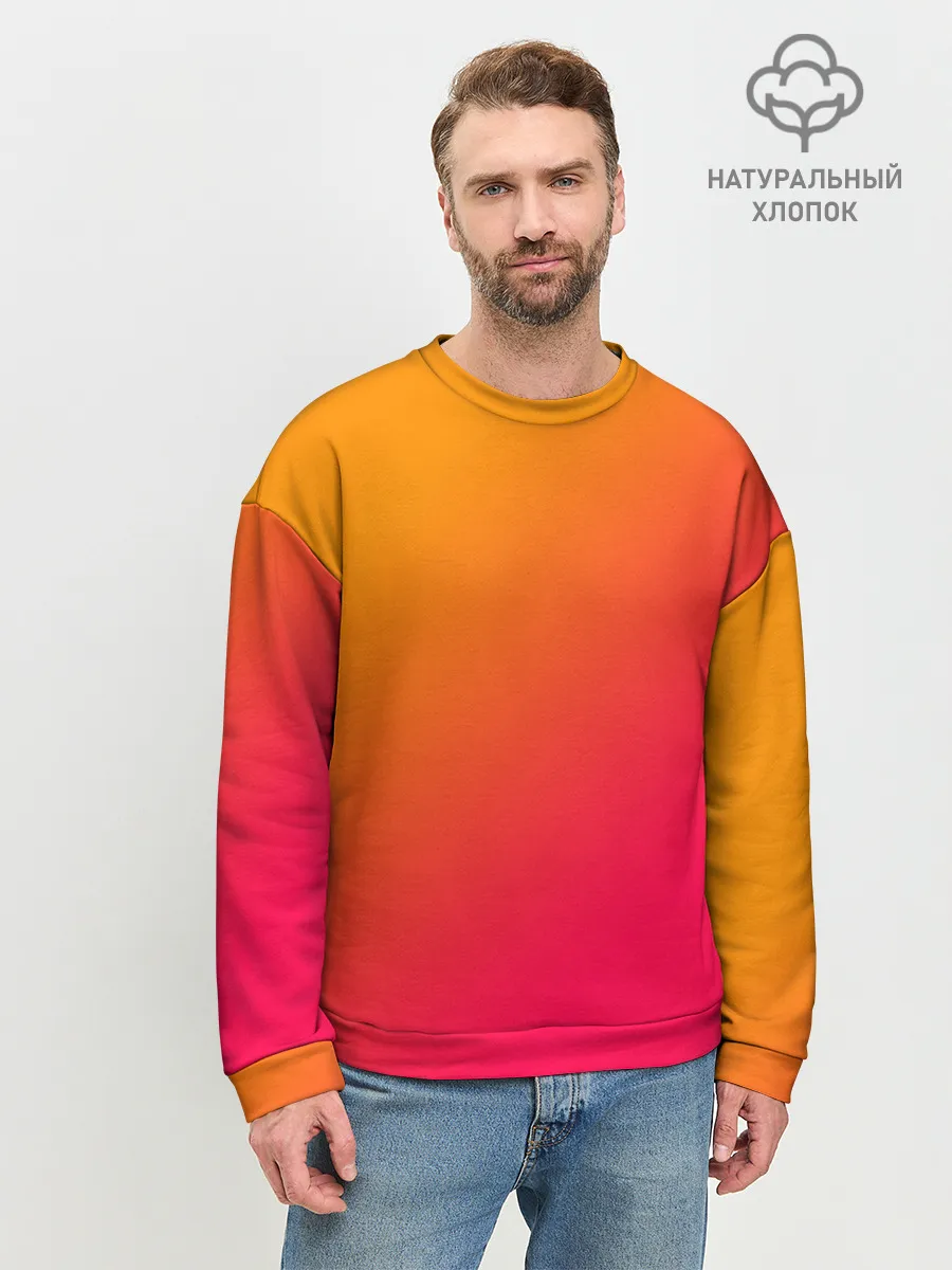 Мужской свитшот базовый / ГРАДИЕНТ И НИЧЕГО ЛИШНЕГО