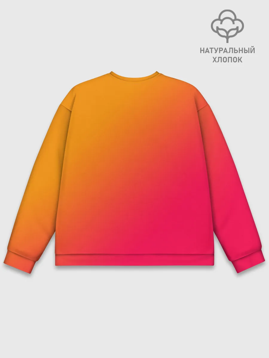 Мужской свитшот базовый / ГРАДИЕНТ И НИЧЕГО ЛИШНЕГО