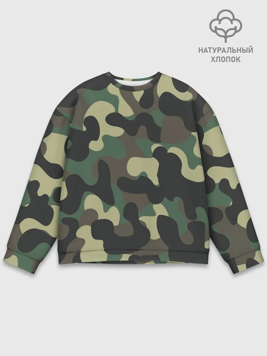 Мужской свитшот базовый / КАМУФЛЯЖ