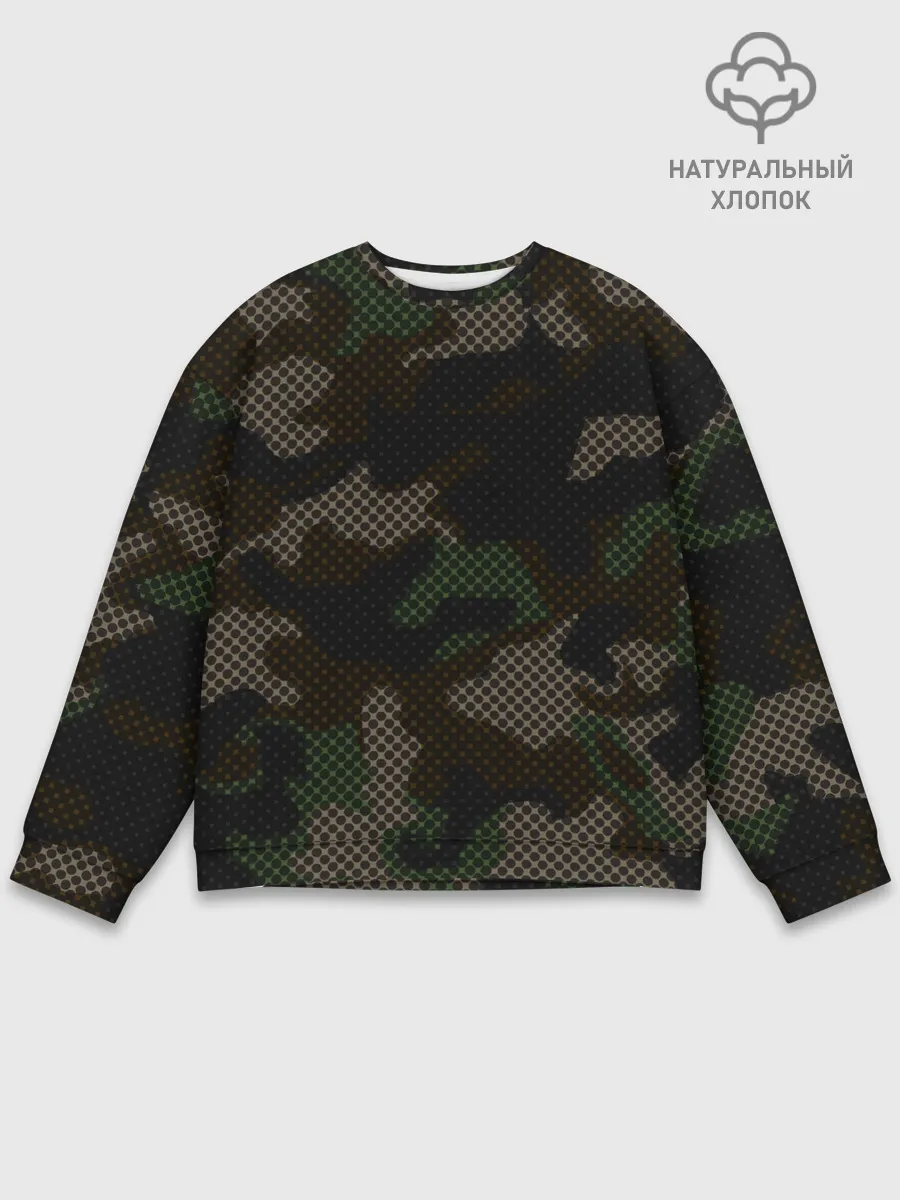 Мужской свитшот базовый / КАМУФЛЯЖ
