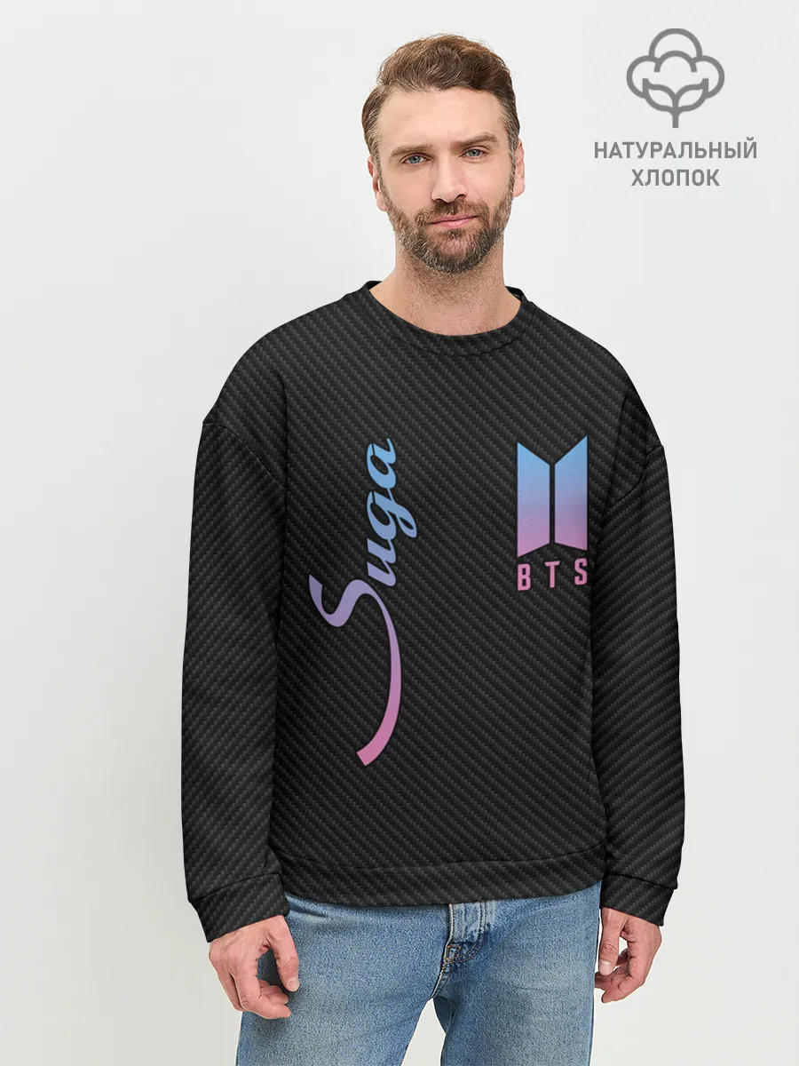 Мужской свитшот базовый / BTS Suga