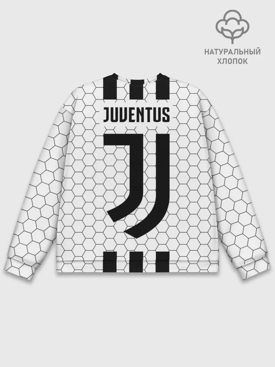 Мужской свитшот базовый / Ювентус в сетку