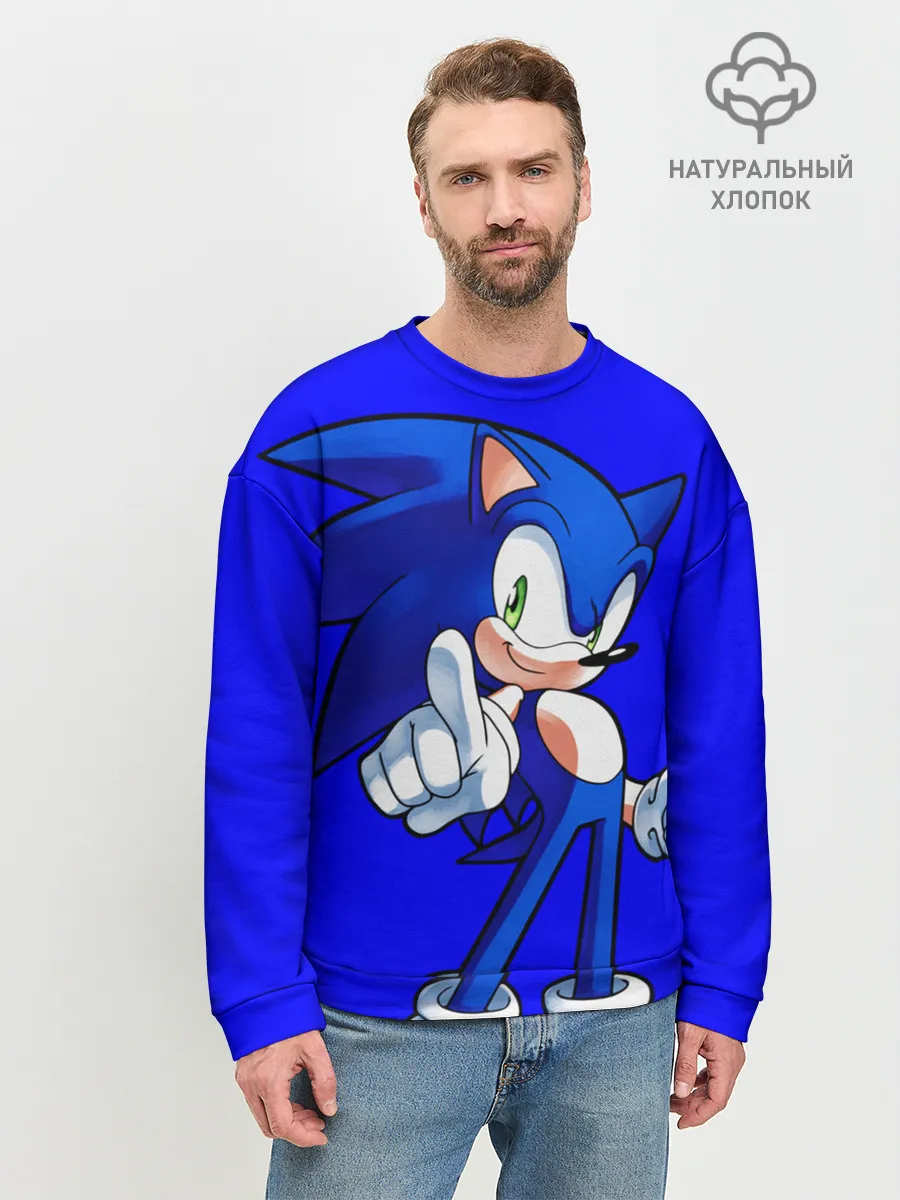 Мужской свитшот базовый / SONIC