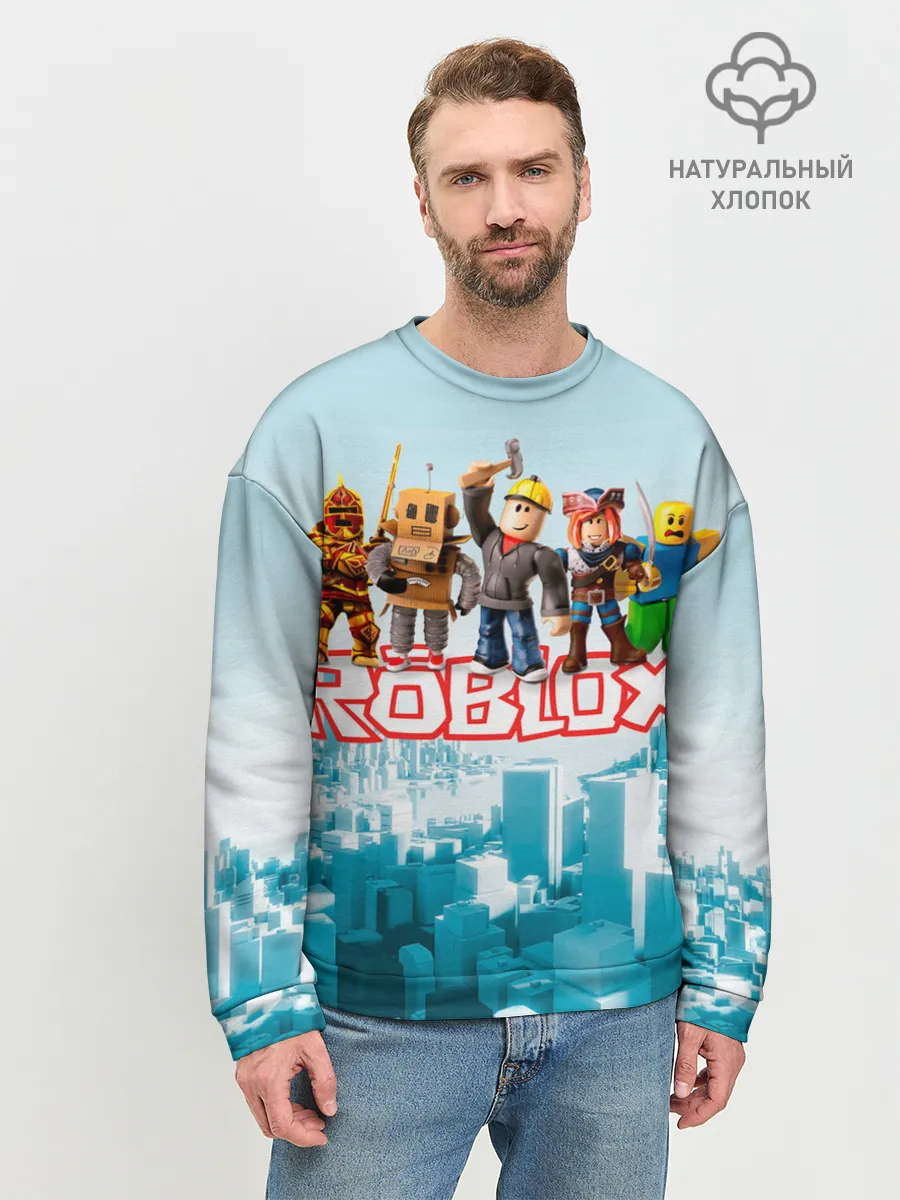 Мужской свитшот базовый / ROBLOX [5]