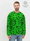 Мужской свитшот базовый / КАМУФЛЯЖ GREEN