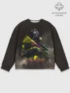 Мужской свитшот базовый / CS:GO ЗАРЯЖЕН ПОБЕЖДАТЬ