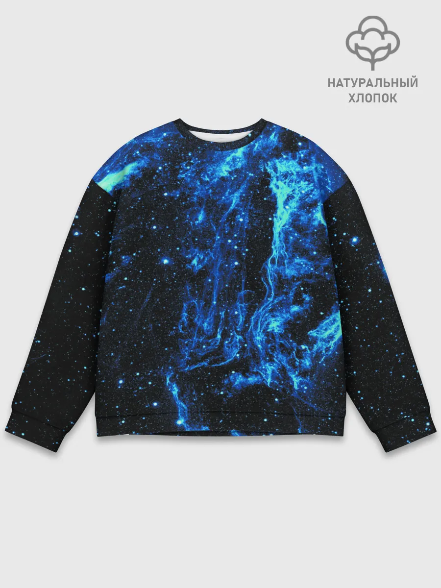 Мужской свитшот базовый / Туманность Вуаль