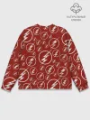 Мужской свитшот базовый / The Flash Logo Pattern