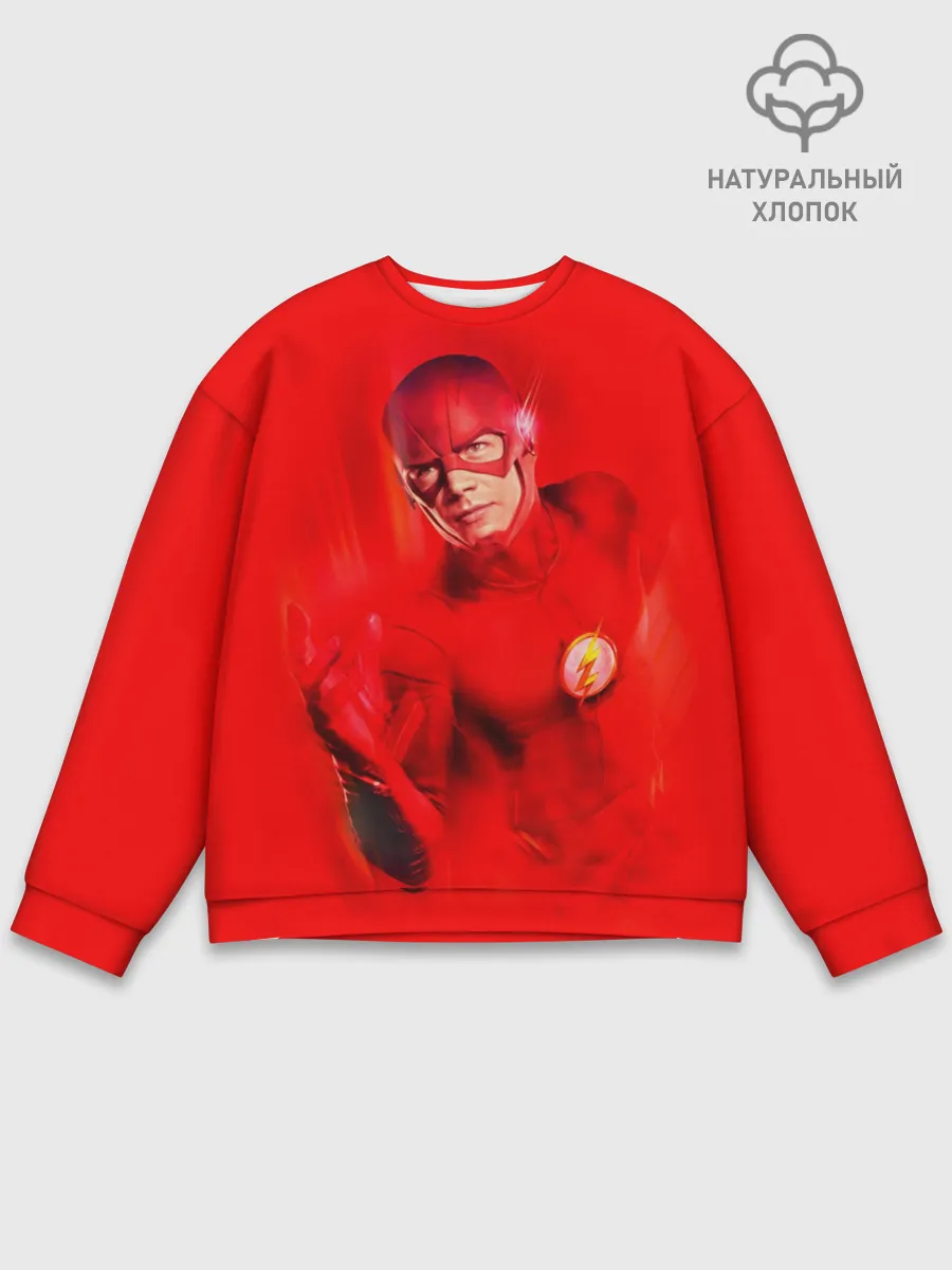 Мужской свитшот базовый / The Flash