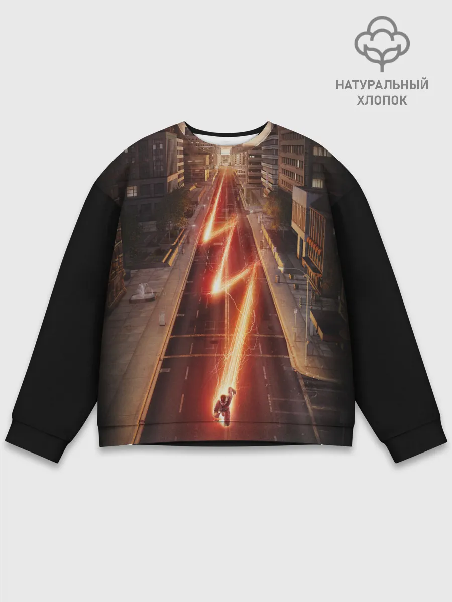 Мужской свитшот базовый / The Flash