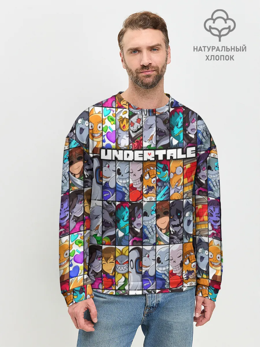 Мужской свитшот базовый / UNDERTALE