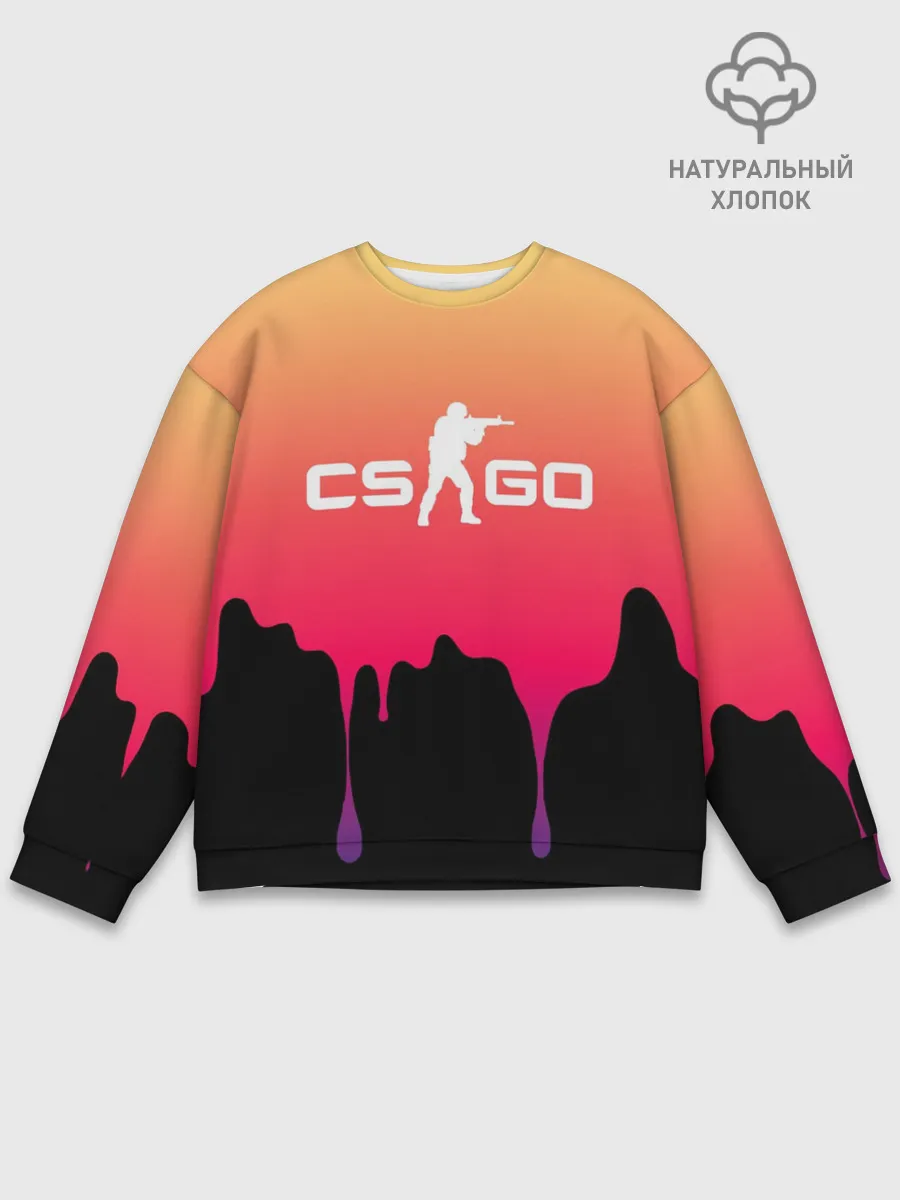Мужской свитшот базовый / CS GO GRADIENT