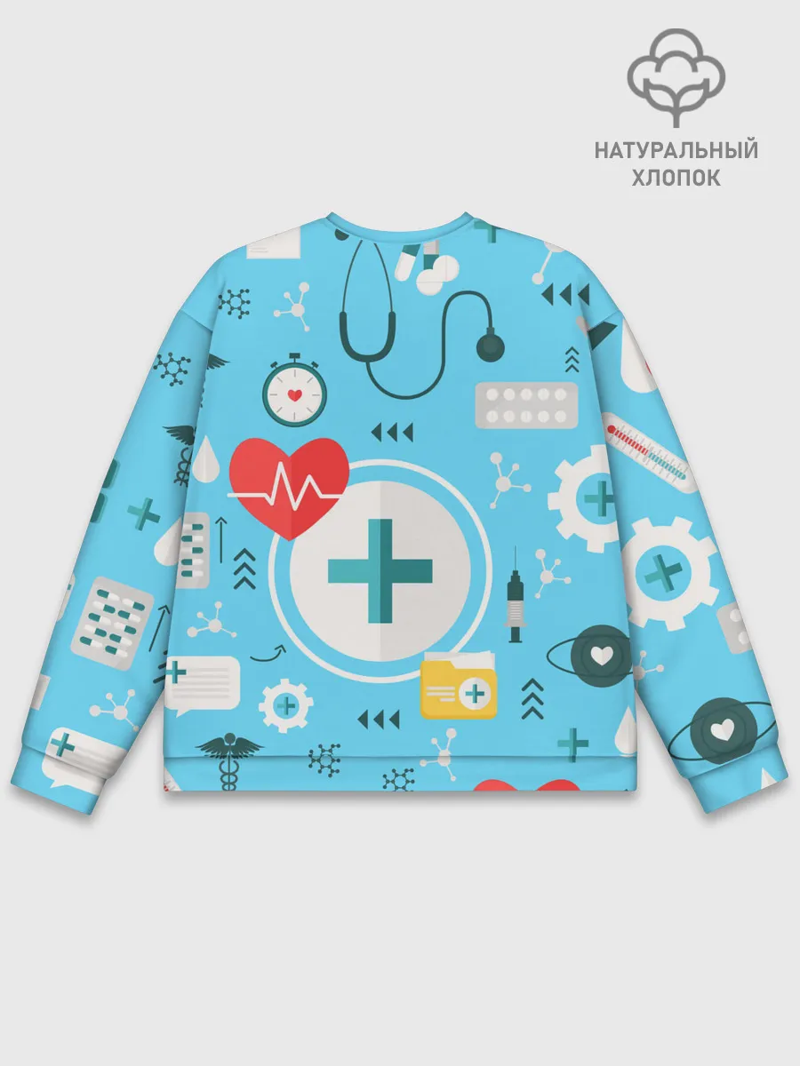Мужской свитшот базовый / Лучший доктор