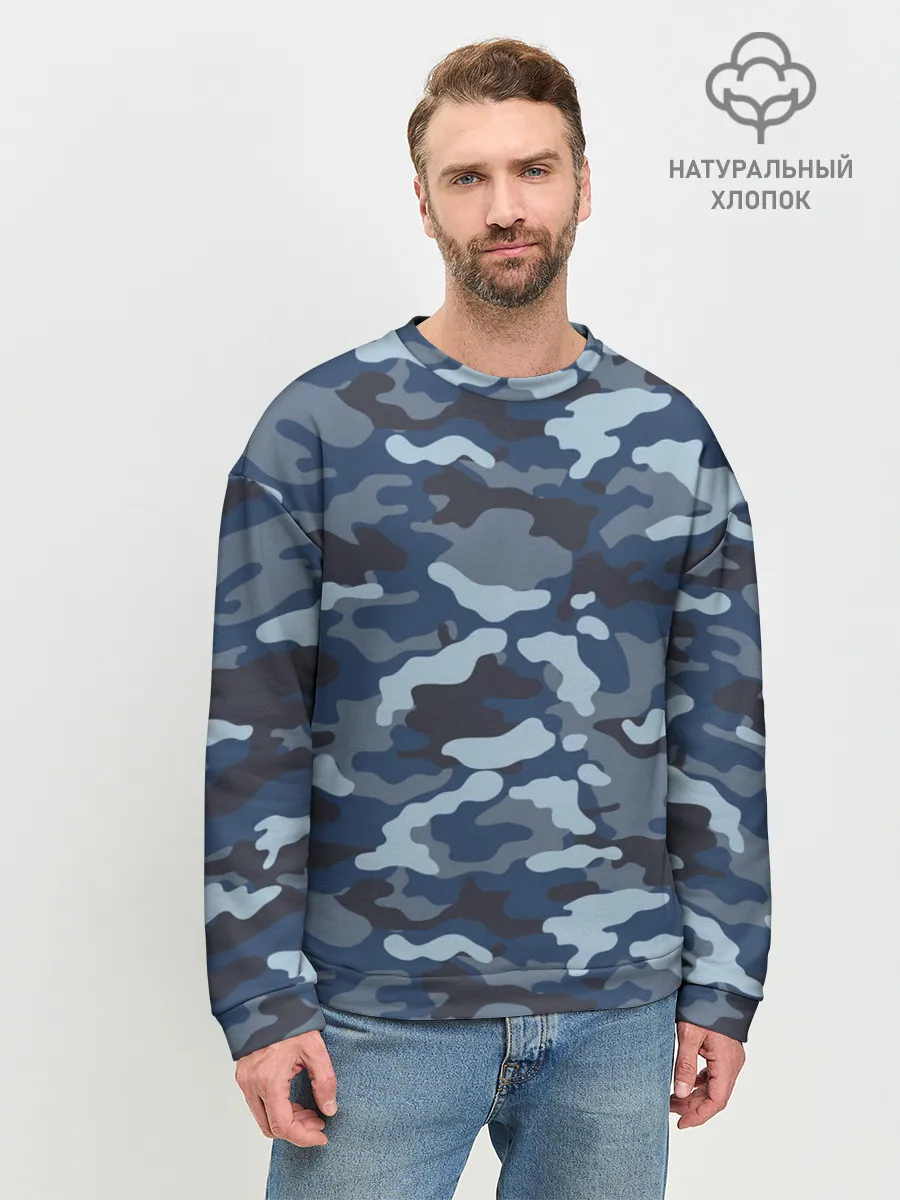 Мужской свитшот базовый / Камуфляж МВД