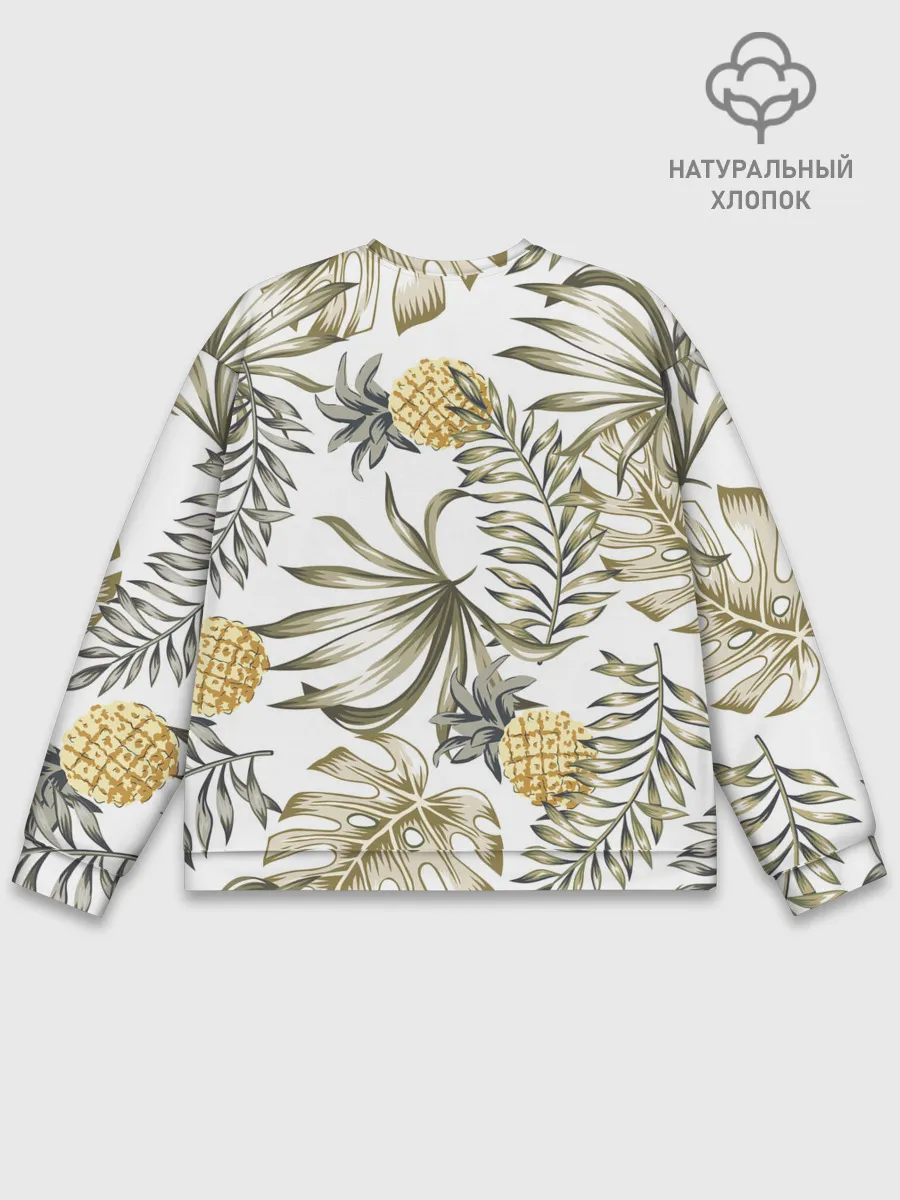 Мужской свитшот базовый / Тропики хаки