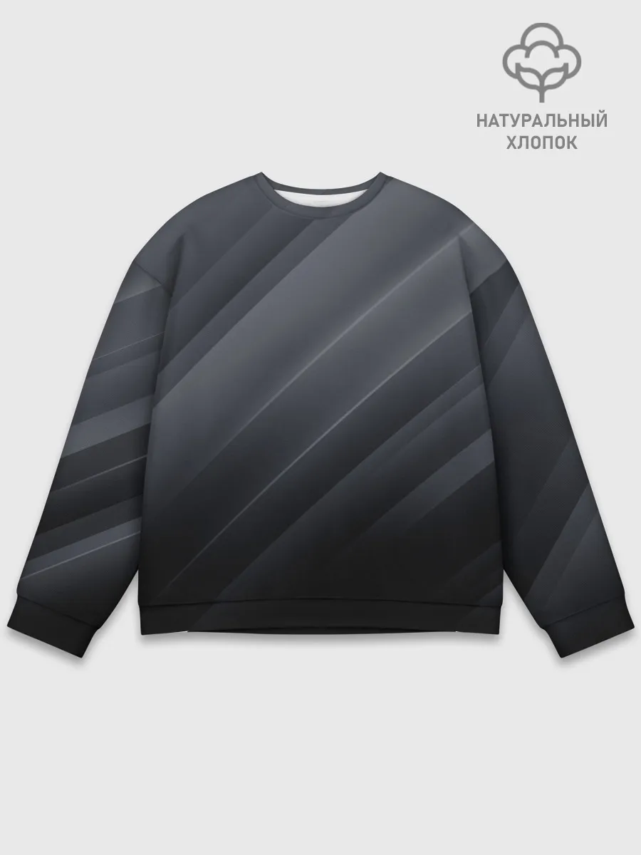 Мужской свитшот базовый / GRAY WAVES