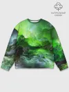 Мужской свитшот базовый / GREEN SPACE | ЗЕЛЁНЫЙ КОСМОС