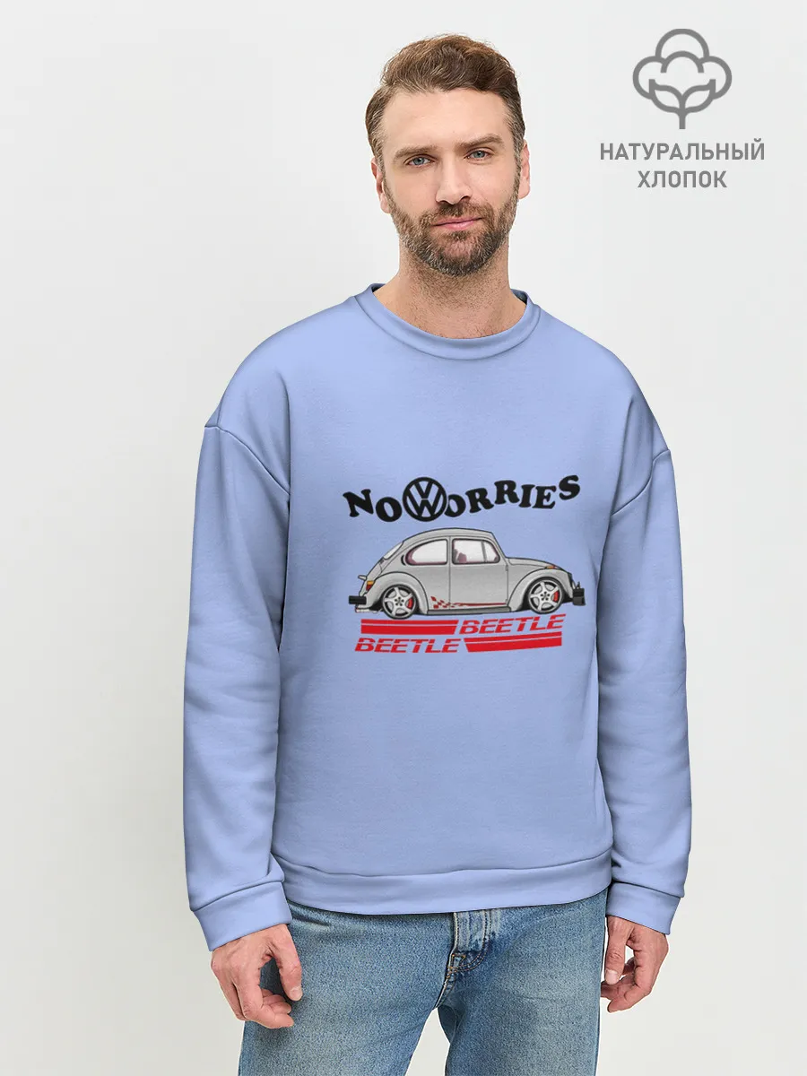 Мужской свитшот базовый / Volkswagen Beetle