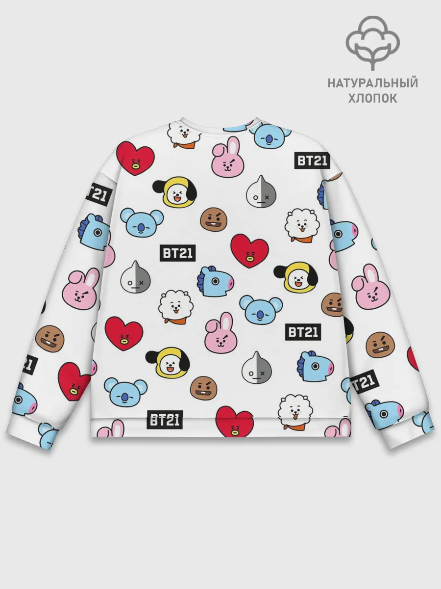 Мужской свитшот базовый / BTS | БТС | BANGTAN BOYS | BT21