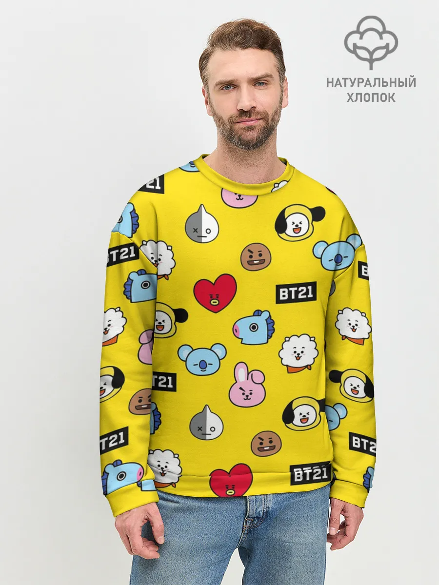 Мужской свитшот базовый / BTS