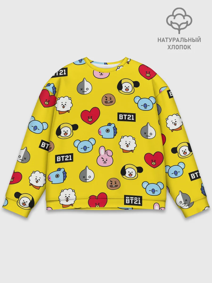 Мужской свитшот базовый / BTS