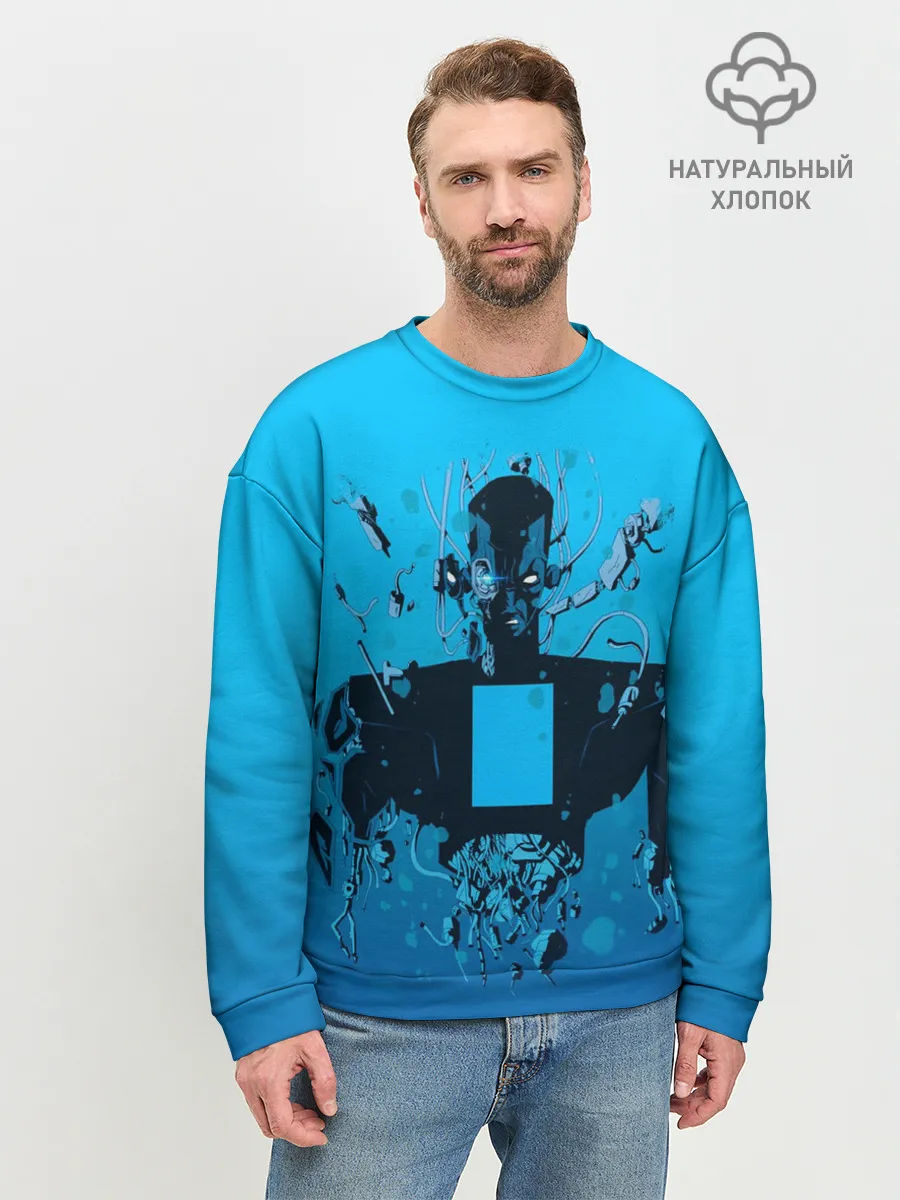 Мужской свитшот базовый / Zima blue