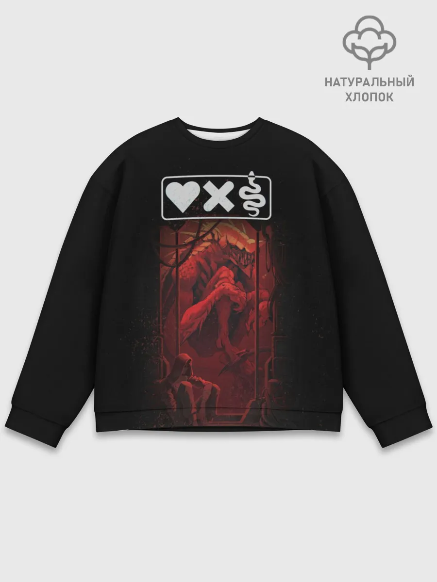 Мужской свитшот базовый / Love Death and Robots