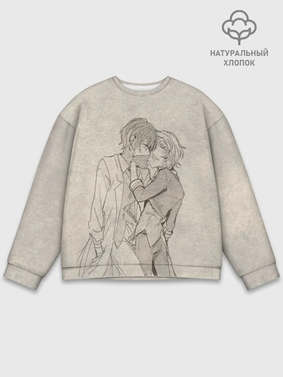 Мужской свитшот базовый / Дазай и Чуя