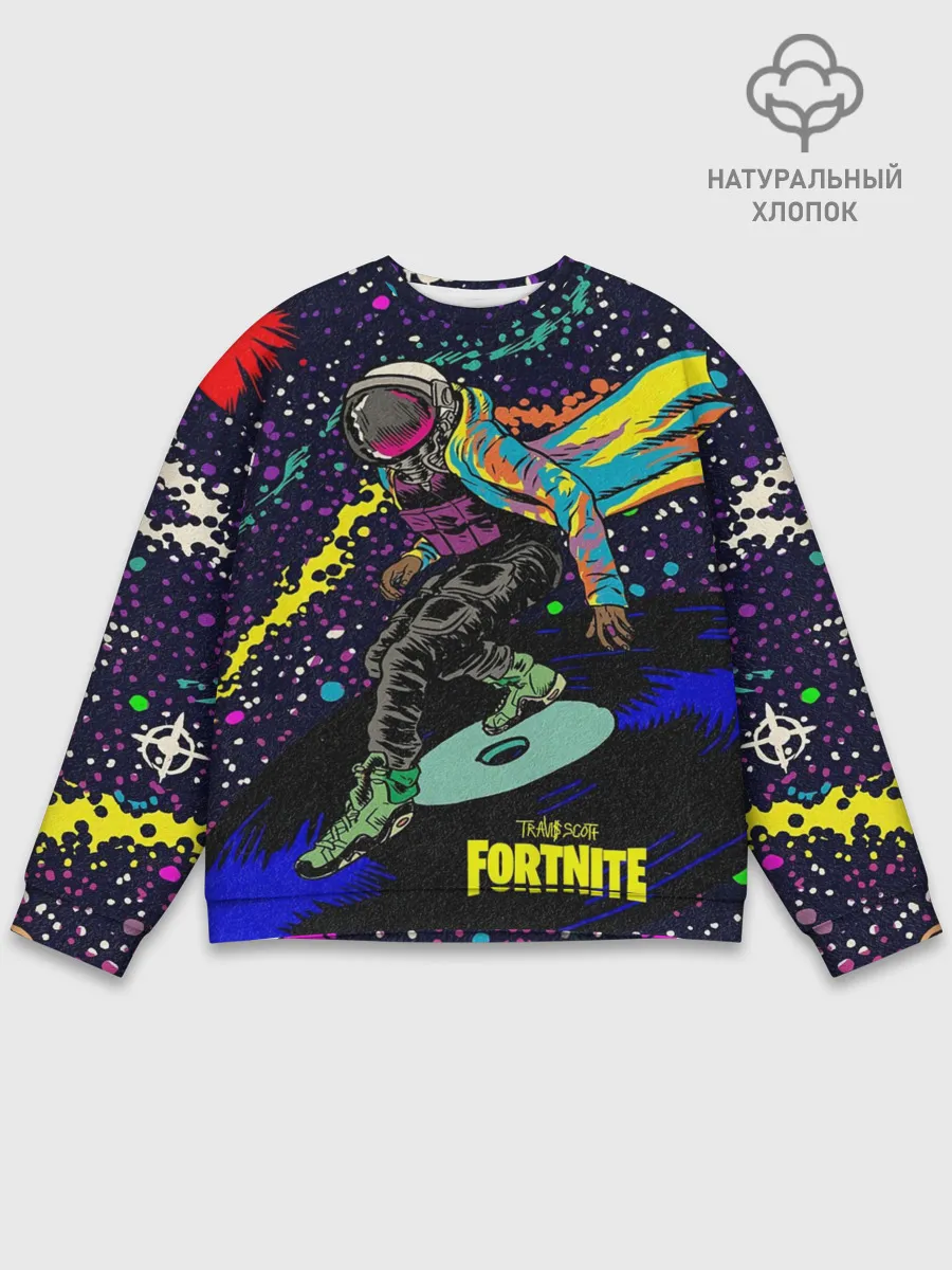 Мужской свитшот базовый / TRAVIS SCOTT+FORTNITE