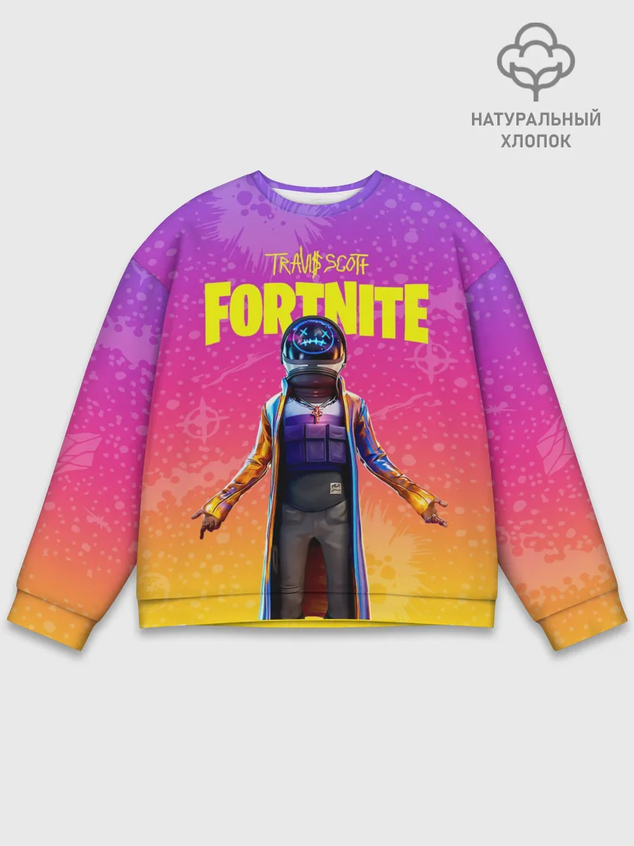Мужской свитшот базовый / TRAVIS SCOTT+FORTNITE