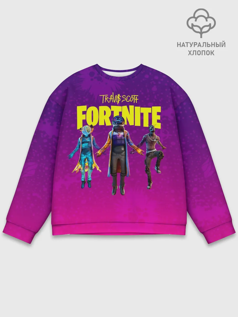 Мужской свитшот базовый / TRAVIS SCOTT+FORTNITE