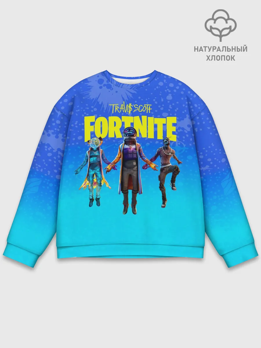 Мужской свитшот базовый / TRAVIS SCOTT+FORTNITE