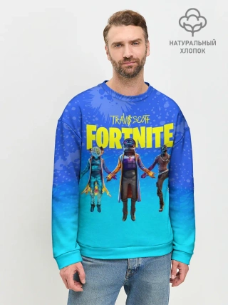 Мужской свитшот базовый / TRAVIS SCOTT+FORTNITE