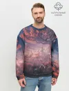 Мужской свитшот базовый / Anime art tree