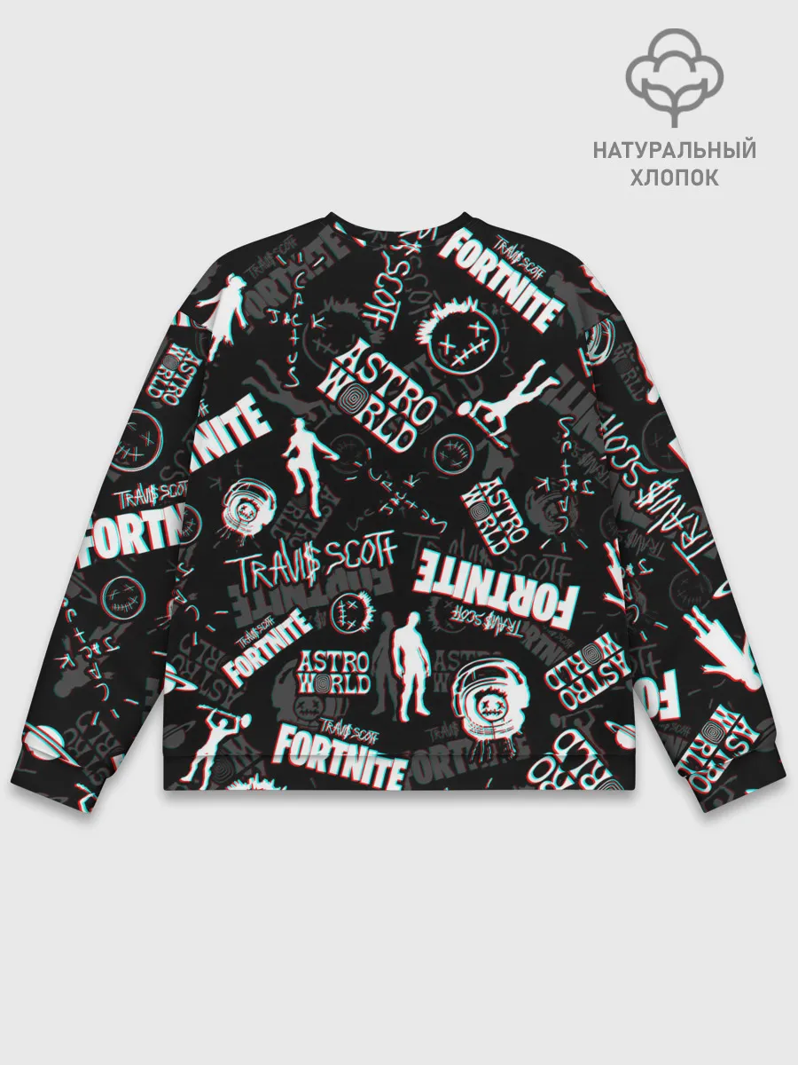 Мужской свитшот базовый / TRAVIS SCOTT+FORTNITE