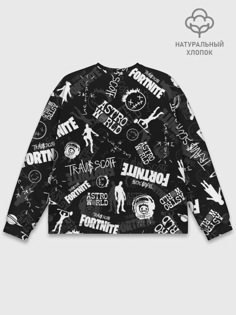Мужской свитшот базовый / TRAVIS SCOTT+FORTNITE