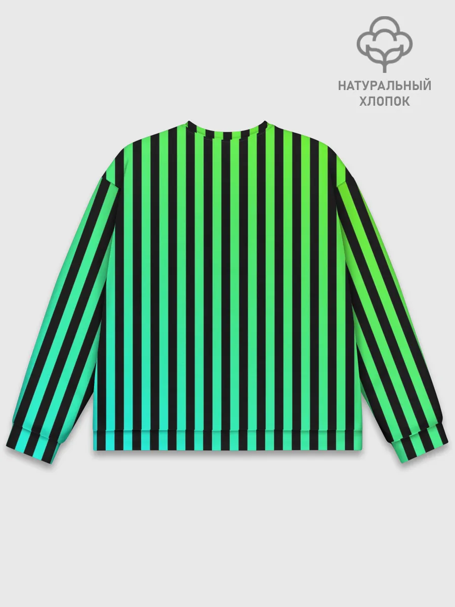 Мужской свитшот базовый / Пикси полосы