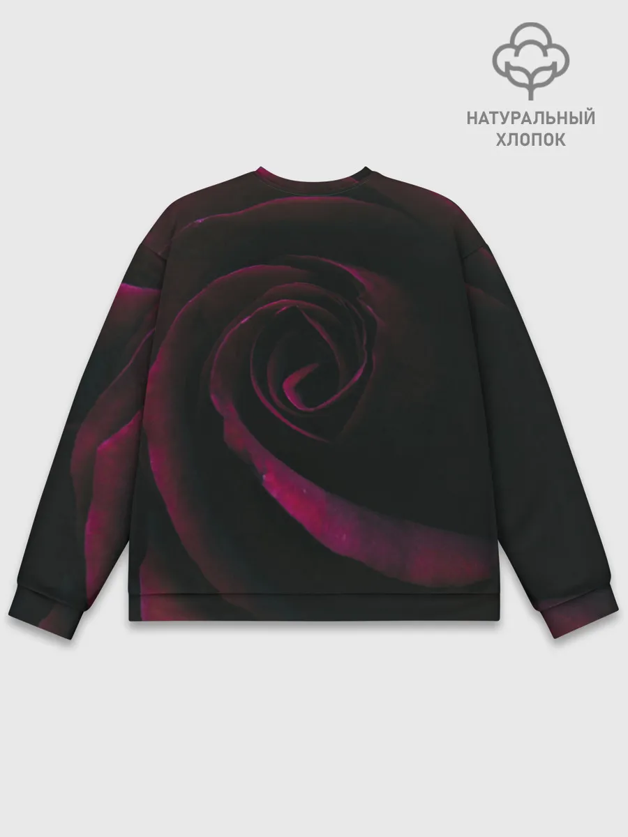 Мужской свитшот базовый / Dark Rose