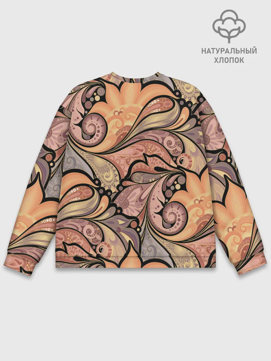 Мужской свитшот базовый / дудл узоры