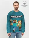 Мужской свитшот базовый / Minecraft