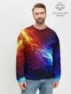 Мужской свитшот базовый / БИТВА МОЛНИЙ / BATTLE FLASH