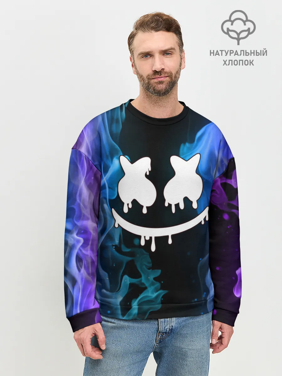 Мужской свитшот базовый / Marshmello