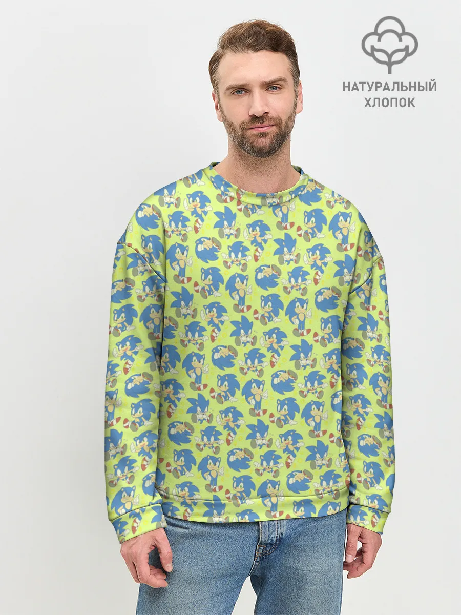 Мужской свитшот базовый / Соник