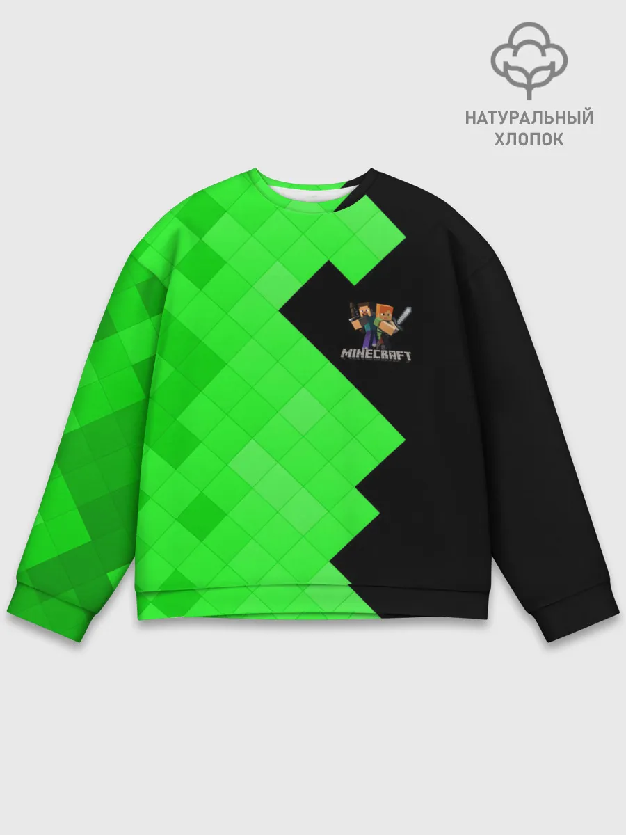 Мужской свитшот базовый / MINECRAFT