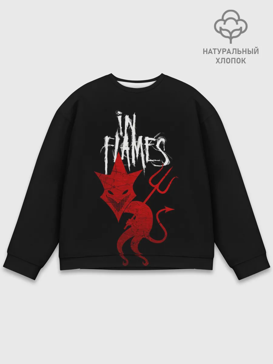 Мужской свитшот базовый / IN FLAMES