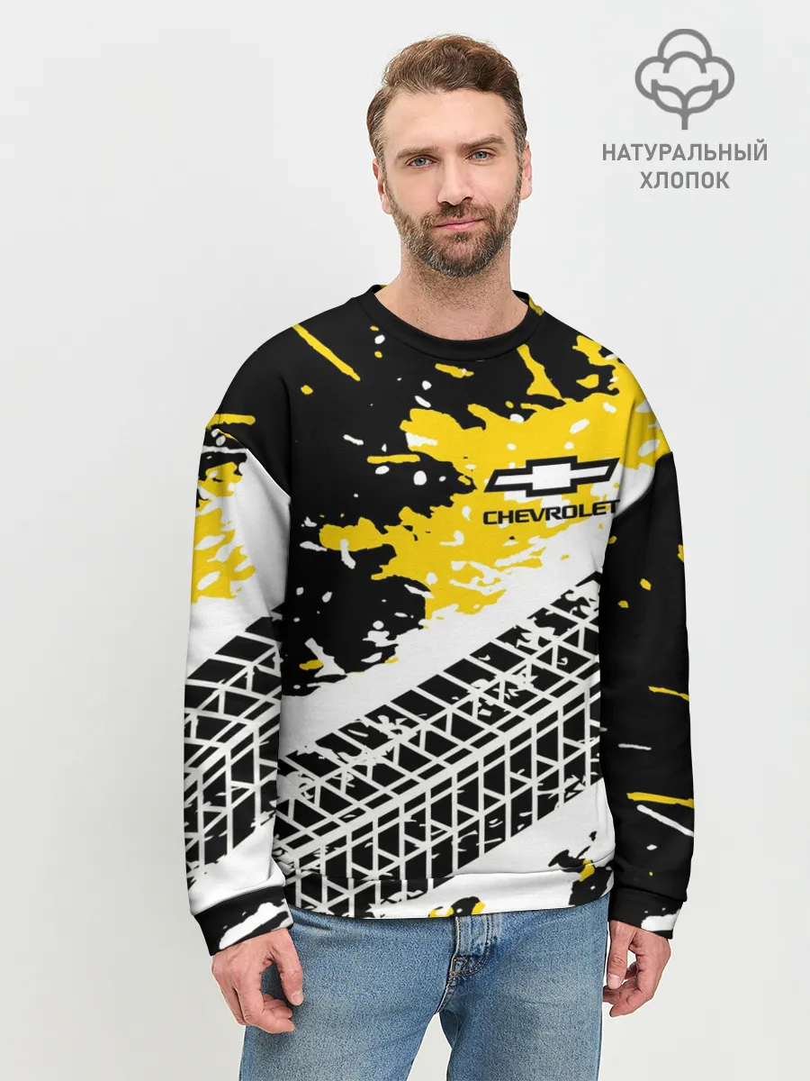 Мужской свитшот базовый / CHEVROLET