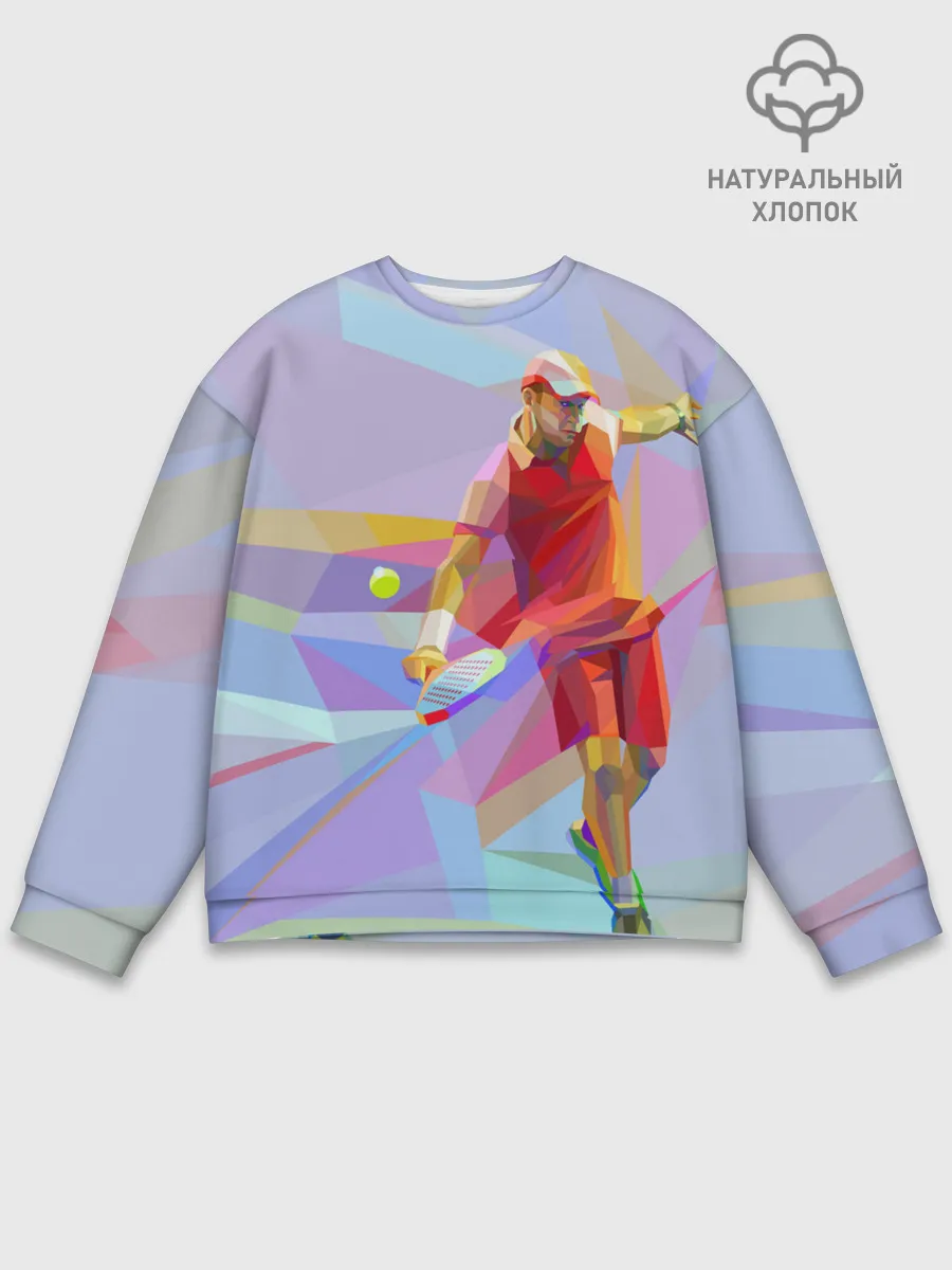 Мужской свитшот базовый / Абстракция
