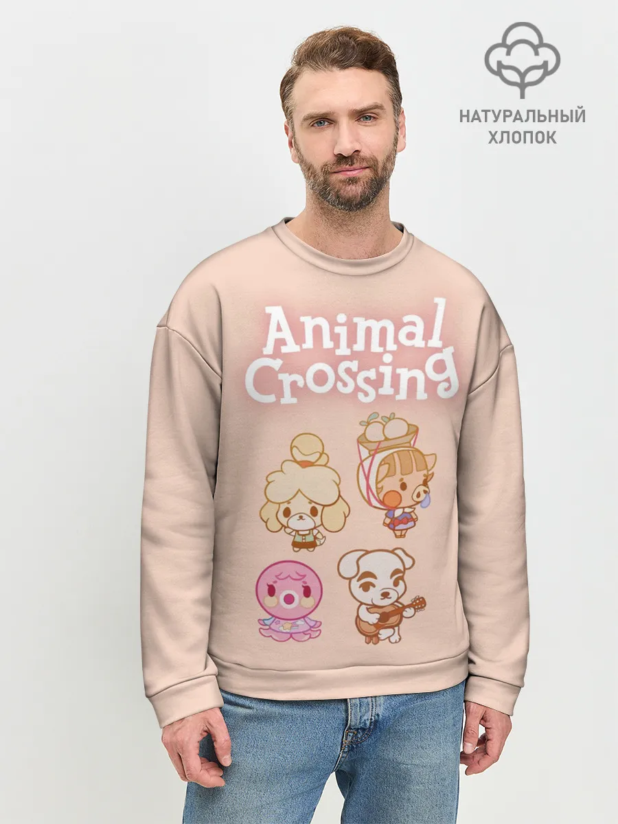 Мужской свитшот базовый / Animal Crossing