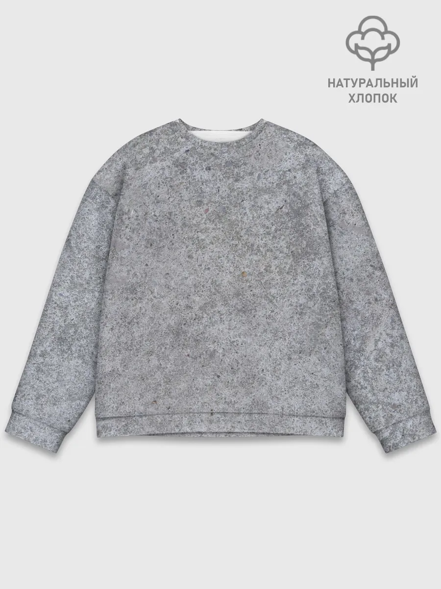 Мужской свитшот базовый / Серый бетон