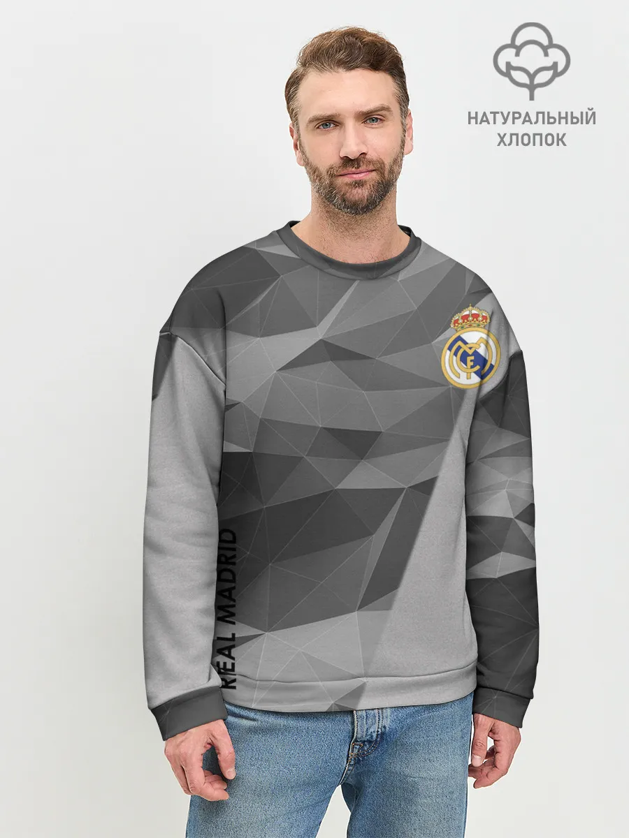 Мужской свитшот базовый / Real Madrid